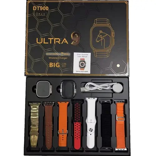 DT900 7 STRAP SMART WATCH